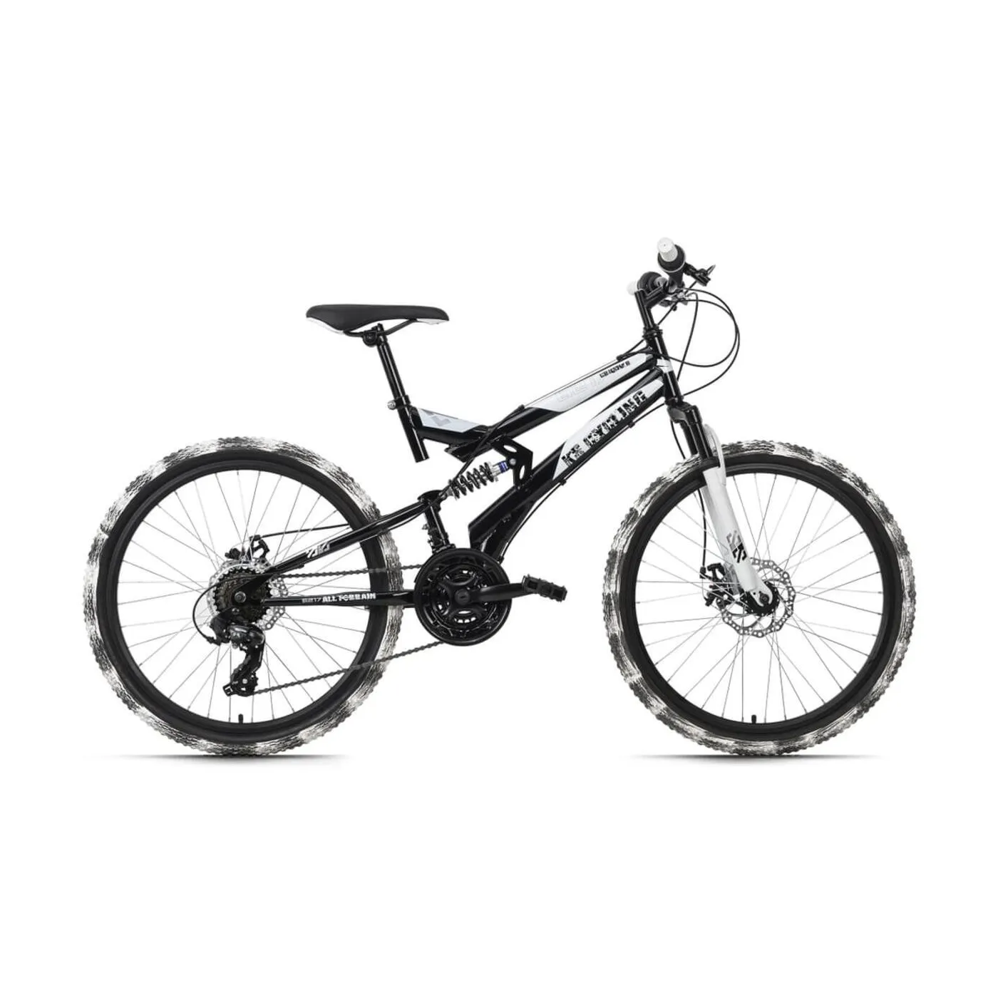 Rower Górski 24 Unisex Tarcze Amortyzacja 21 Bieg