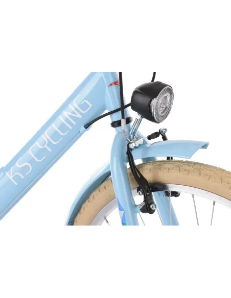 Dziewczęcy Rower Miejski 24 Bagażnik 6 Bieg Damka