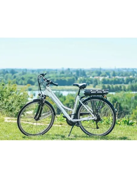 Elektryczny Rower Trekkingowy 28 ALU Wspomaganie 3 Tryby Damski Oświetlenie