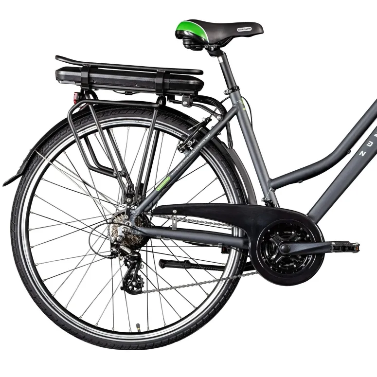 Elektryczny Rower Trekkingowy 28 ALU Wspomaganie 3 Tryby Damski Oświetlenie