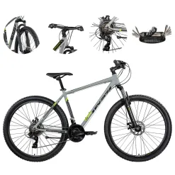 Rower Górski 27,5 Amortyzowany Tarcze Aluminiowy MTB Hardtail Męski Damski