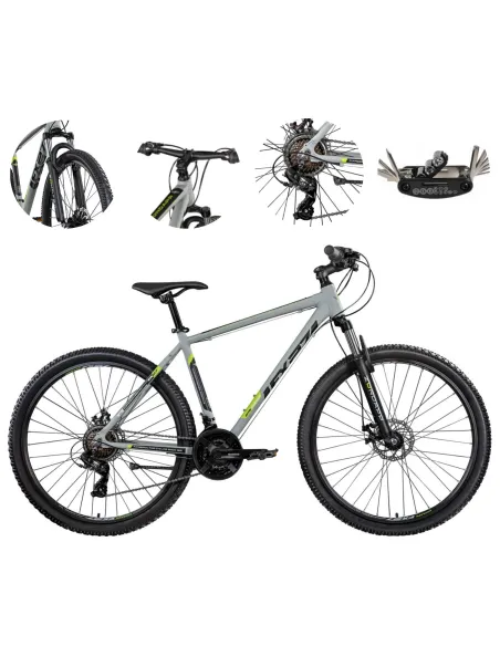 Rower Górski 27,5 Amortyzowany Tarcze Aluminiowy MTB Hardtail Męski Damski