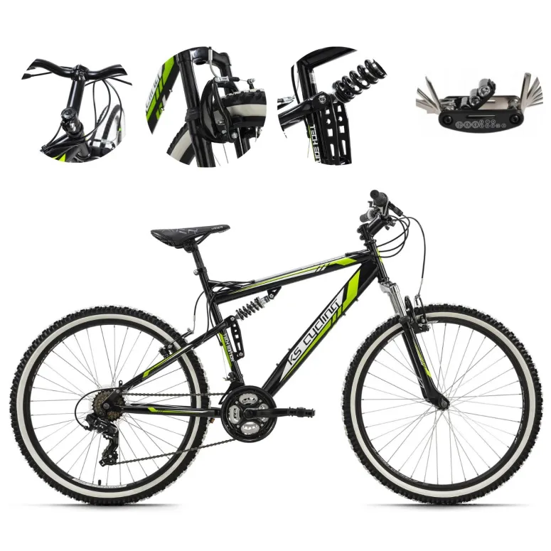 Rower Górski Młodzieżowy 26 Góral Damski Męski Pełna Amortyzacja Stalowy