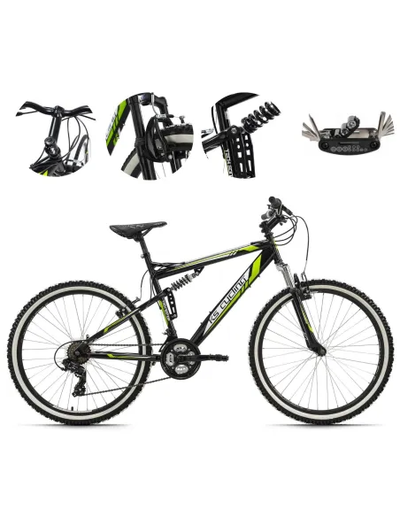 Rower Górski Młodzieżowy 26 Góral Damski Męski Pełna Amortyzacja Stalowy