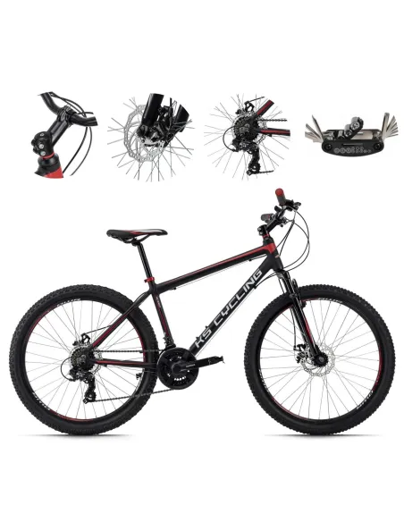 Rower Górski 27,5 Aluminium Tarcze Hydrauliczne Amortyzacja Hardtail MTB