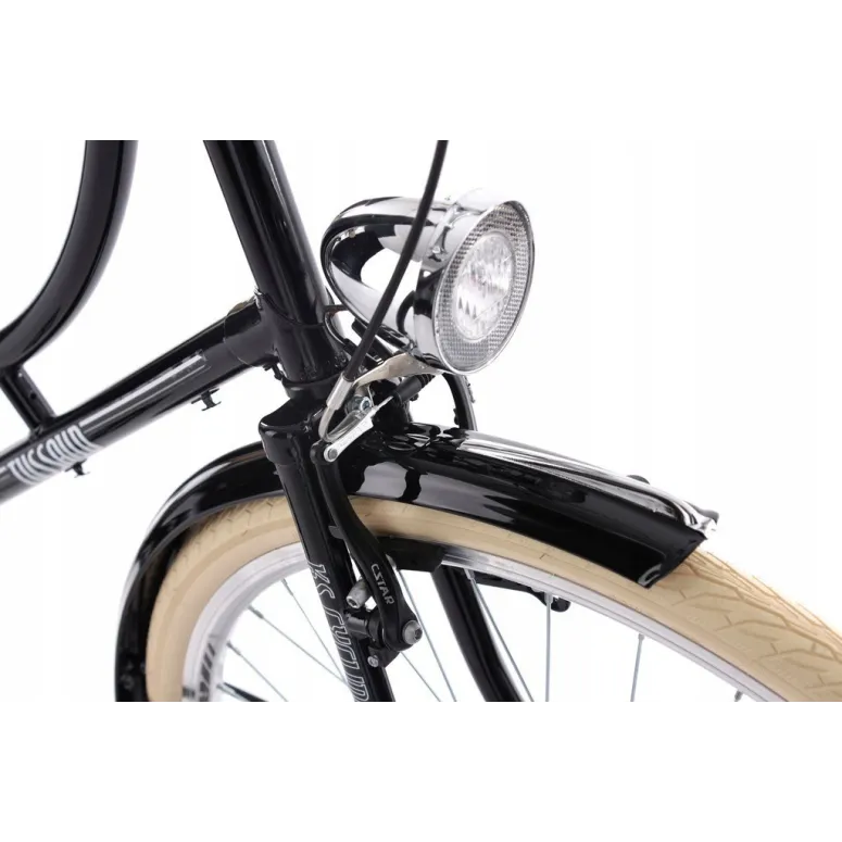 Rower Damski Miejski Holenderka 28 Światła Kontra