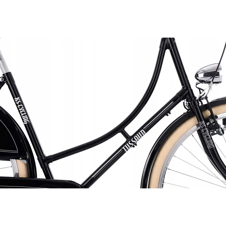 Rower Damski Miejski Holenderka 28 Światła Kontra