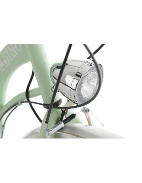 Damski Rower Miejski 28 Światła Bagażnik 6 Biegów