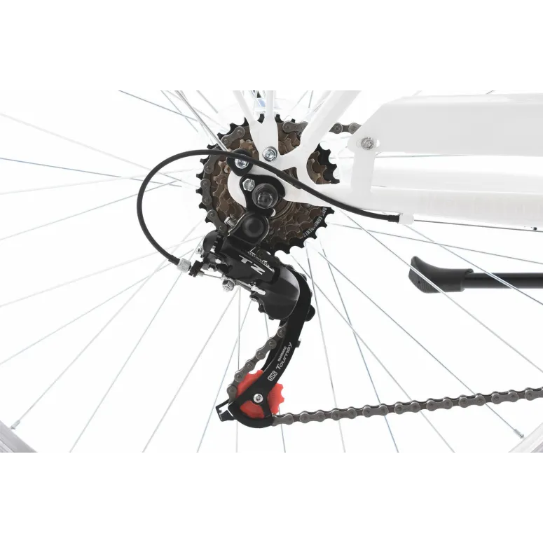 Rower Miejski Damski Retro 28 Dziewczęcy 6 Biegów