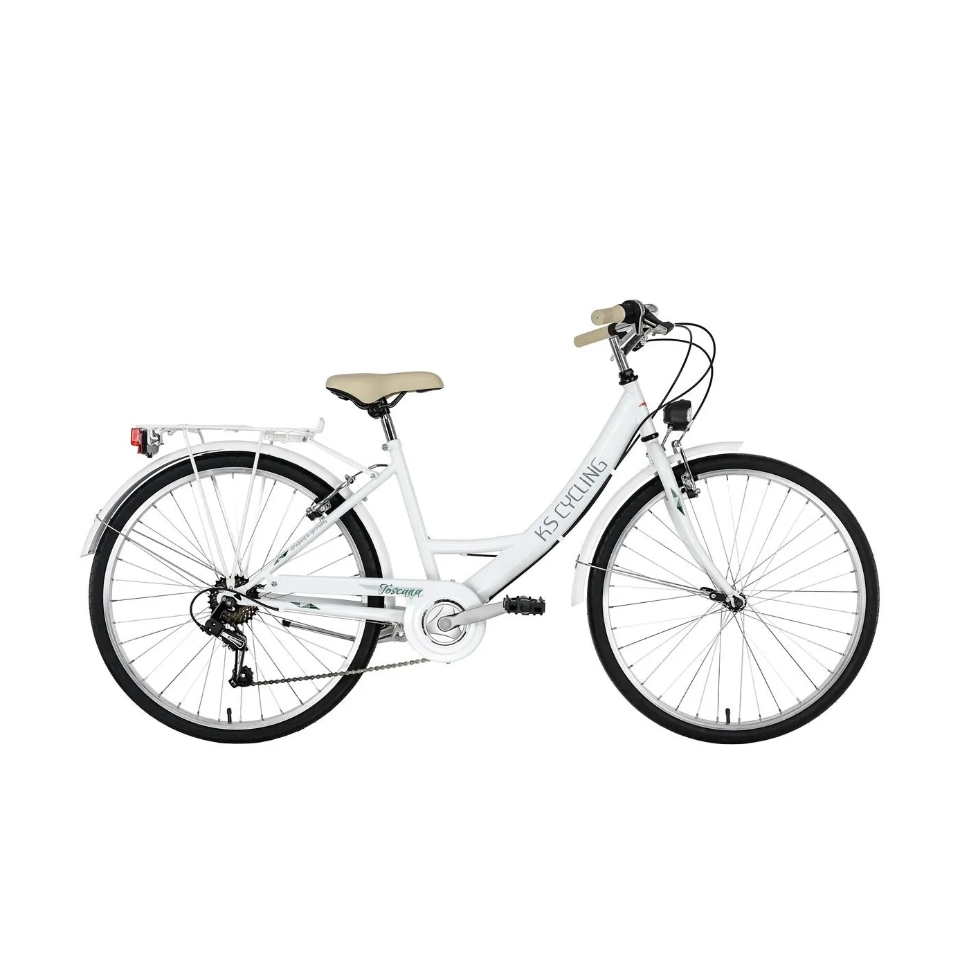 Dziewczęcy Damski Rower Miejski 26 Bagażnik