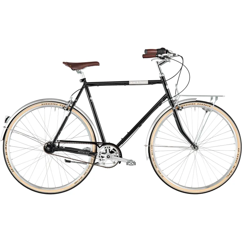 Rower Miejski Męski 28 Nexus 7 Wysoka Rama Retro