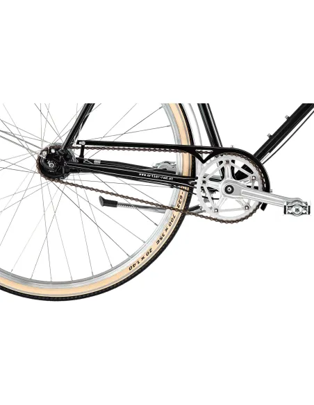 Rower Miejski Męski 28 Nexus 7 Wysoka Rama Retro