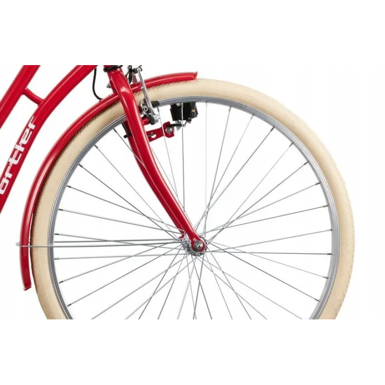 Holenderski Kobiecy Rower Miejski Damski 28 Retro