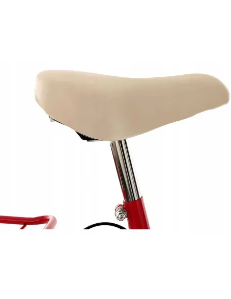 Damski Rower Miejski Retro 28 Jasne Opony Sakwy