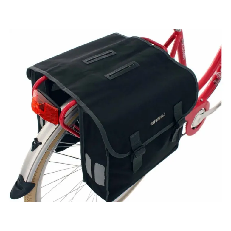 Damski Rower Miejski Retro 28 Jasne Opony Sakwy