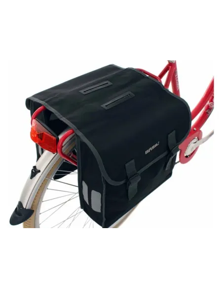 Damski Rower Miejski Retro 28 Jasne Opony Sakwy