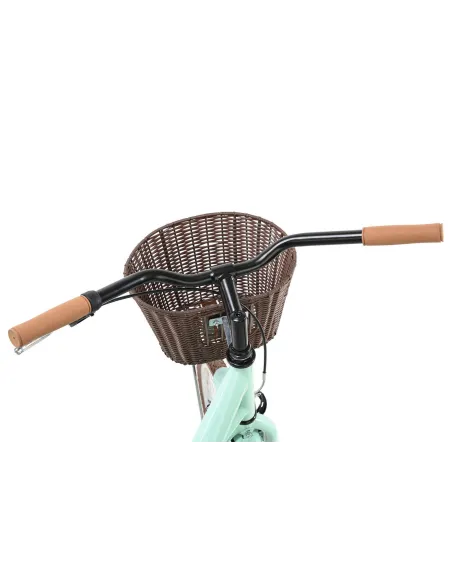 Damski Rower Miejski 28 Damka Jednobiegowy Z Koszykiem Stalowy Kontra