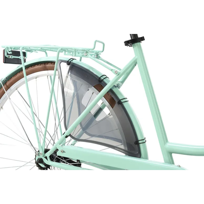 Damski Rower Miejski 28 Damka Jednobiegowy Z Koszykiem Stalowy Kontra