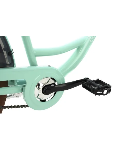 Damski Rower Miejski 28 Damka Jednobiegowy Z Koszykiem Stalowy Kontra