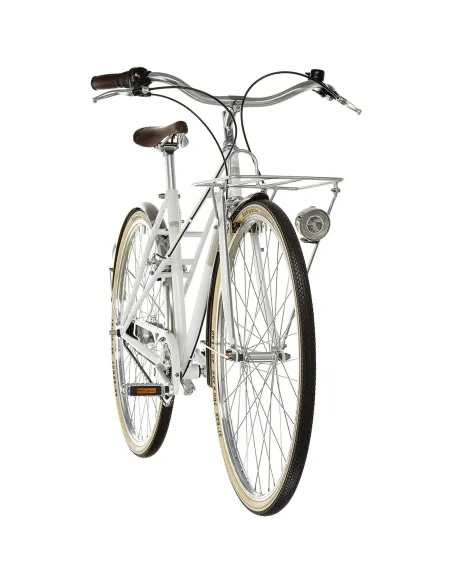 Stylowy Miejski Rower Damski 28 Retro Bagażnik