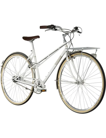 Stylowy Miejski Rower Damski 28 Retro Bagażnik