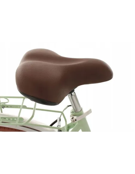 Rower Miejski Damski 28 Stal Oświetlenie Błotniki Bagażnik Dynamo Retro