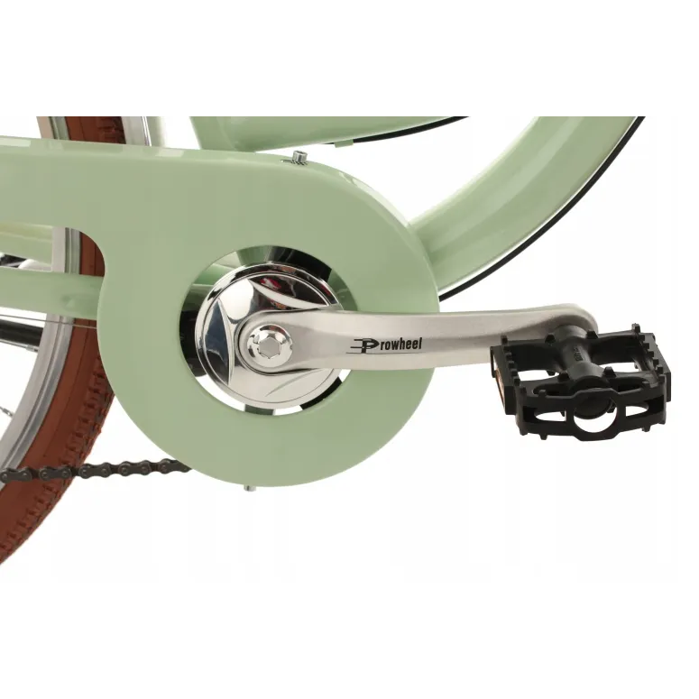 Rower Miejski Damski 28 Stal Oświetlenie Błotniki Bagażnik Dynamo Retro