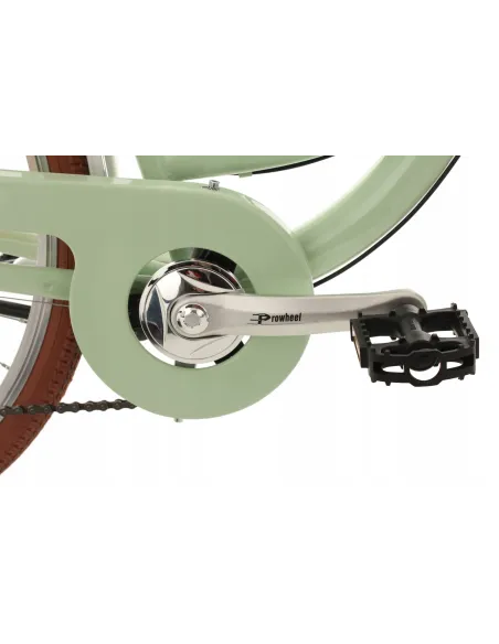 Rower Miejski Damski 28 Stal Oświetlenie Błotniki Bagażnik Dynamo Retro