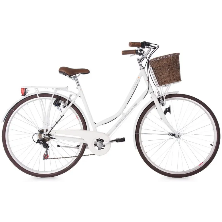 Damski Rower Miejski 28 Klasyczny Damka Koszyk