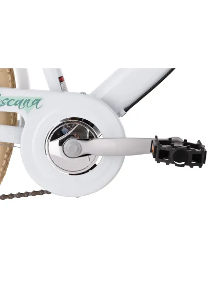 Damski Rower Miejski 28 Stal Damka Oświetlenie Bagażnik Błotniki Osłona