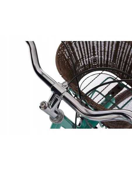 Damski Rower Miejski 28 Retro Damka Z Koszykiem Bagażnik Światła
