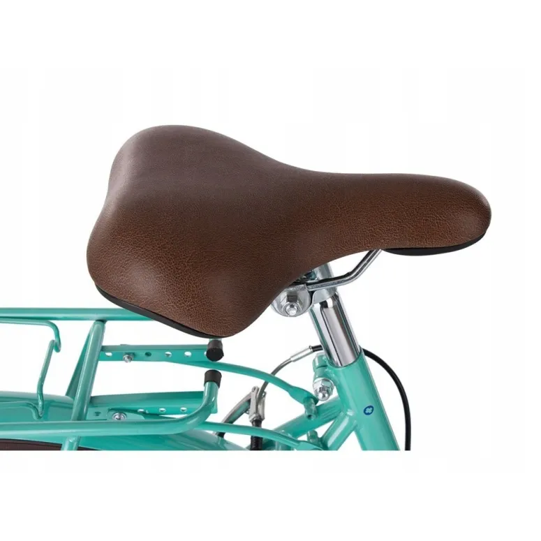 Damski Rower Miejski 28 Retro Damka Z Koszykiem Bagażnik Światła