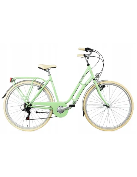 Rower Miejski Damski 28 Światła 6 Biegów Damka