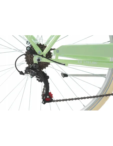 Rower Miejski Damski 28 Światła 6 Biegów Damka