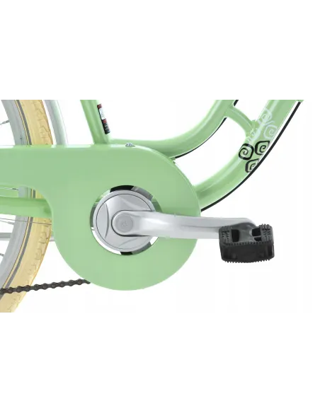 Rower Miejski Damski 28 Światła 6 Biegów Damka