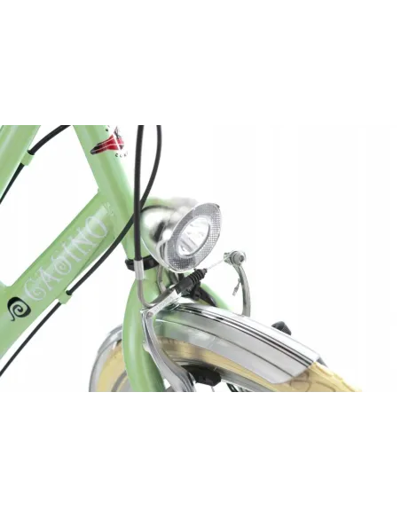 Rower Miejski Damski 28 Światła 6 Biegów Damka