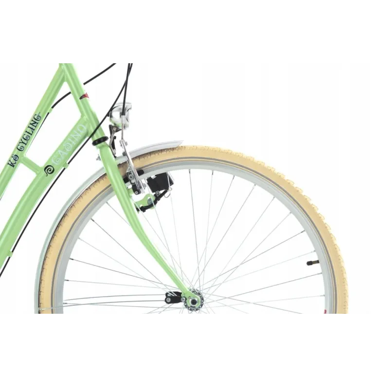 Rower Miejski Damski 28 Światła 6 Biegów Damka