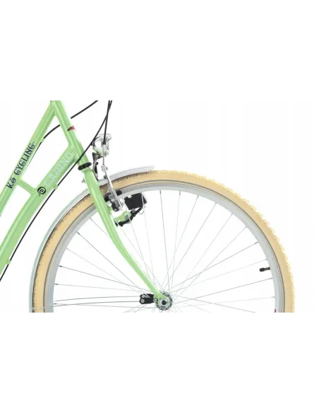 Rower Miejski Damski 28 Światła 6 Biegów Damka