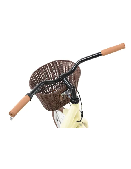 Miejski Rower Jednobiegowy Damski 28 Retro Damka Z Koszykiem Bagażnik