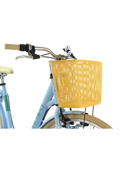 Rower Miejski Damski 28 Koszyk Damka Błotniki Oświetlenie Dzwonek Bagażnik