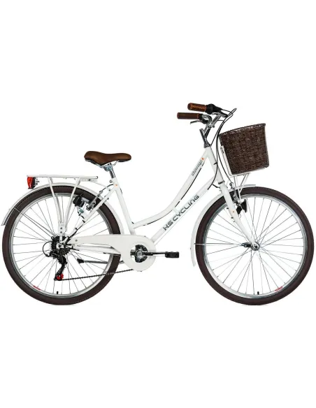 Damski Rower Miejski Dziewczęcy Retro 26 Koszyk Vintage Damka Niska Rama