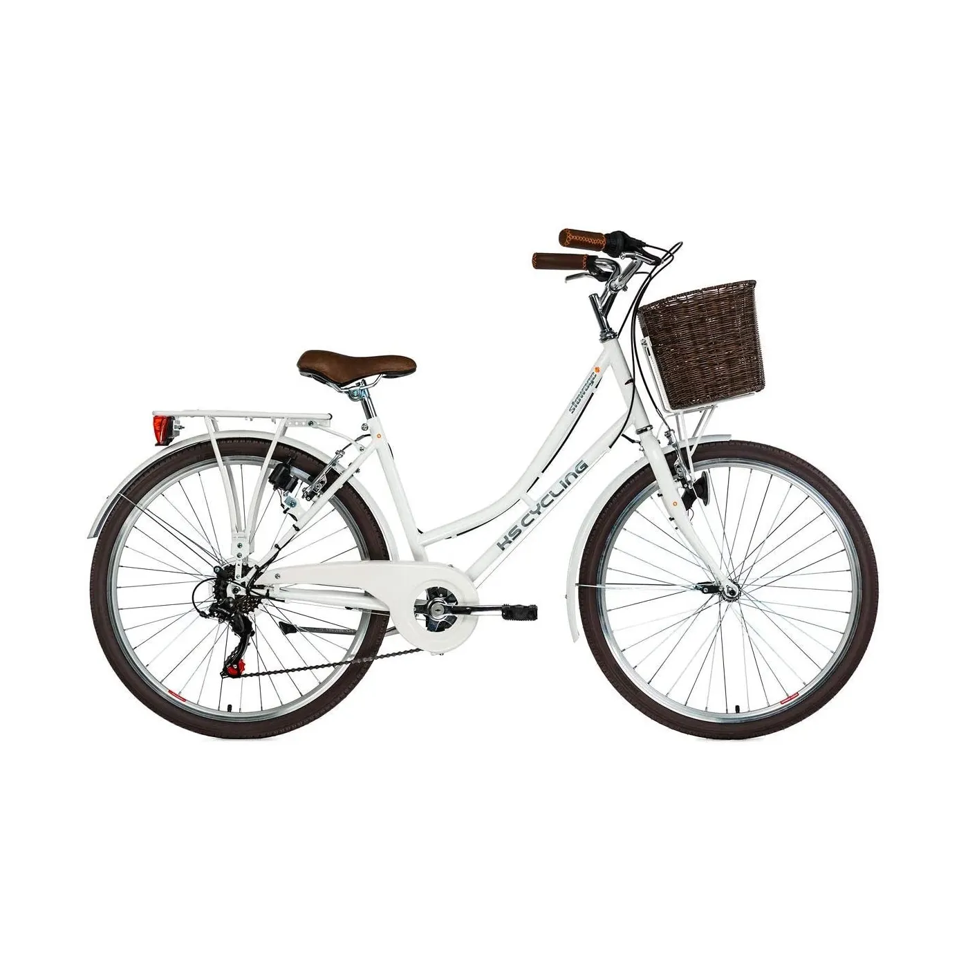 Damski Rower Miejski Dziewczęcy Retro 26 Koszyk Vintage Damka Niska Rama