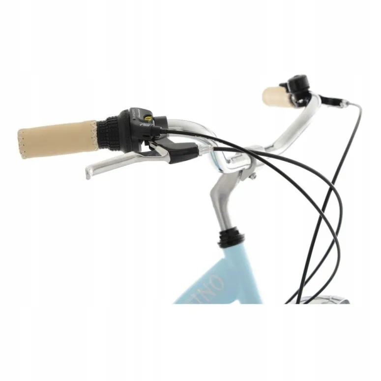 Miejski Rower Damski 28 6 Biegów Bagażnik Światła