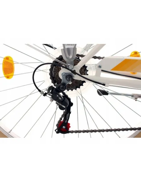 Damski Rower Miejski 28 Klasyczny Akcesoria Retro