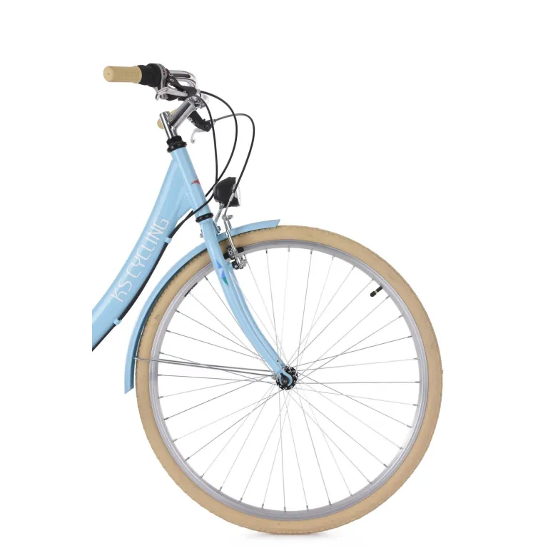 Rower Miejski Damski 26 Dziewczęcy Damka Retro Dzwonek Bagażnik Oświetlenie