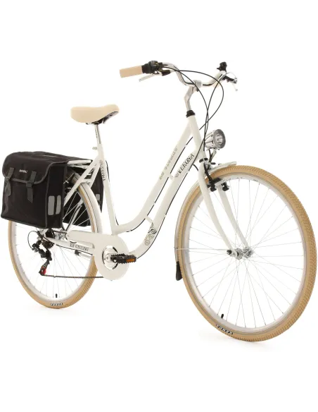 Rower Miejski Damski 28 Kobiet Bagażnik Retro