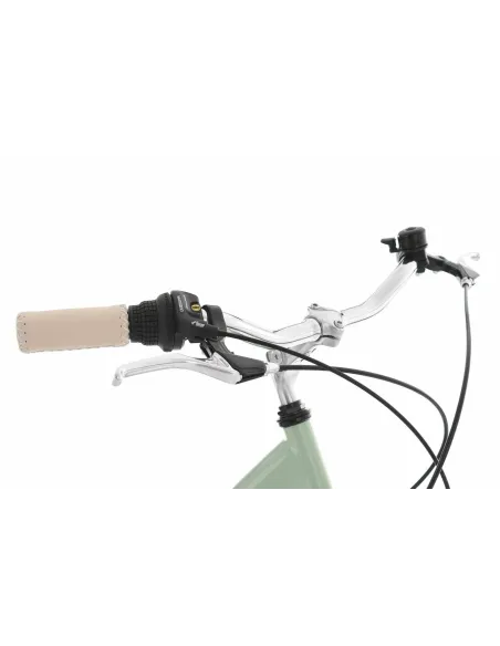 Rower Miejski Damski 28 Stal Retro Błotniki Bagażnik Oświetlenie Dzwonek