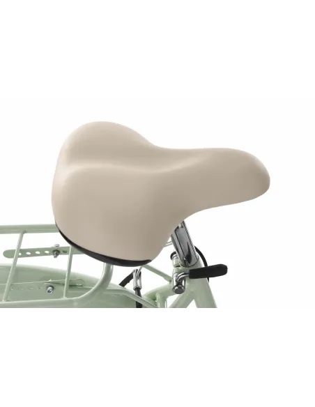 Rower Miejski Damski 28 Stal Retro Błotniki Bagażnik Oświetlenie Dzwonek