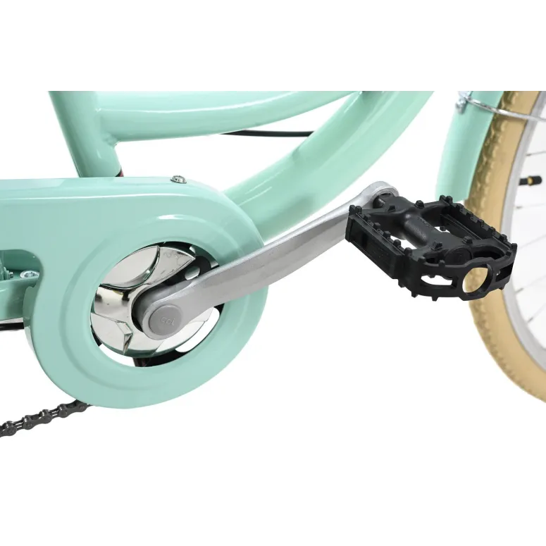 Rower Miejski Damski Damka 28 6 Biegów Koszyk Bagażnik Błotniki Stal VBrake