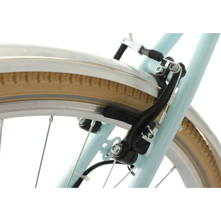 Miejski Rower Retro Damski 28 Damka Sakwy Światła